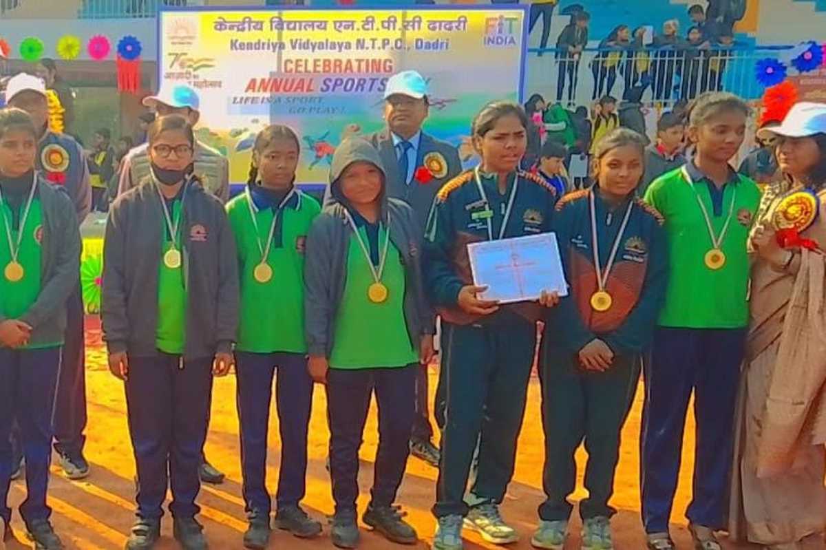 केन्द्रीय विद्यालय एनटीपीसी दादरी में खेल उत्सव आयोजित